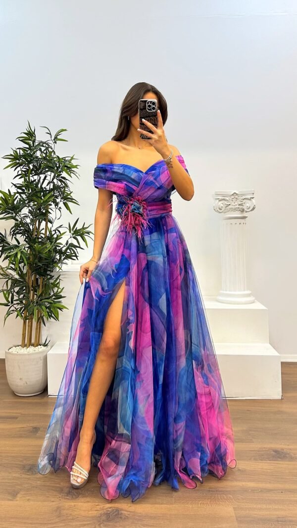 Voile Printed Party Dress INS Casual Fashion - Image 7