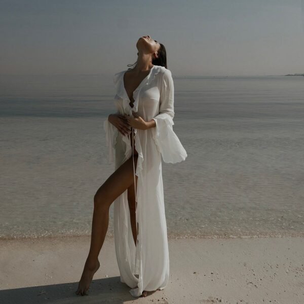 European And American Bikini Sun Shield Hanfu Long Robe - Image 6
