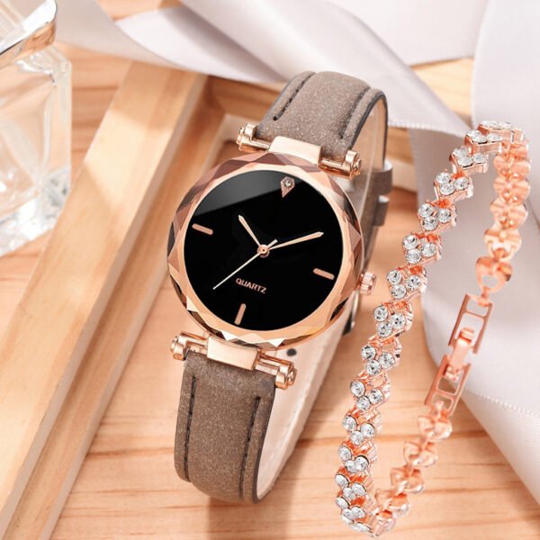 Watch Simple Belt Watch Quartz Watch Bracelet Suit - Image 10
