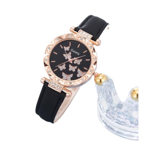 Women's Fashion Simple Butterfly Digital Belt Watch - Image 8