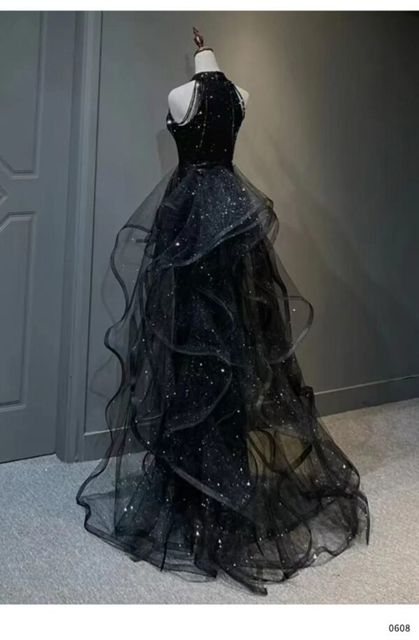 Black Evening Dress For Women - Image 8