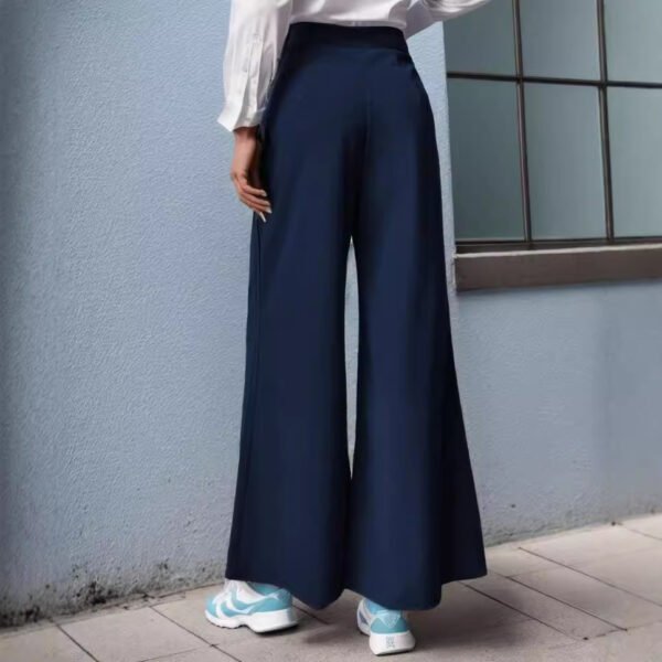 European And American Trousers Lace Up Commute Style High Waist - Image 3
