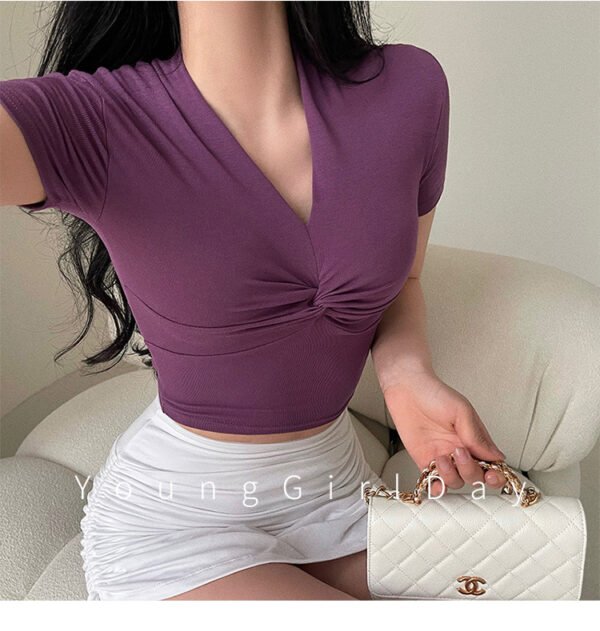 Summer Chic New Design Sense T-shirt - Image 7
