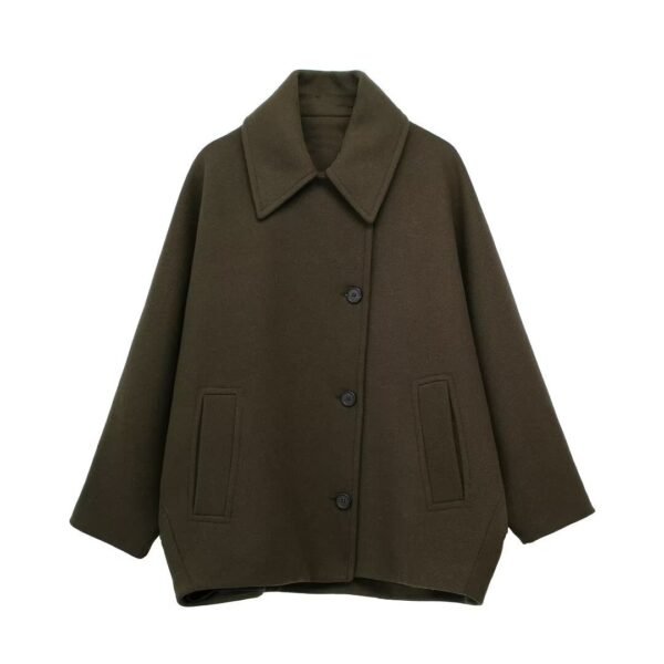Autumn New Wool Blended Short Coat - Image 6