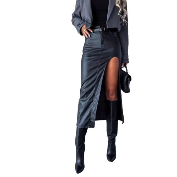 New Fashion Hot Girl High Slit Skirt For Women - Image 2