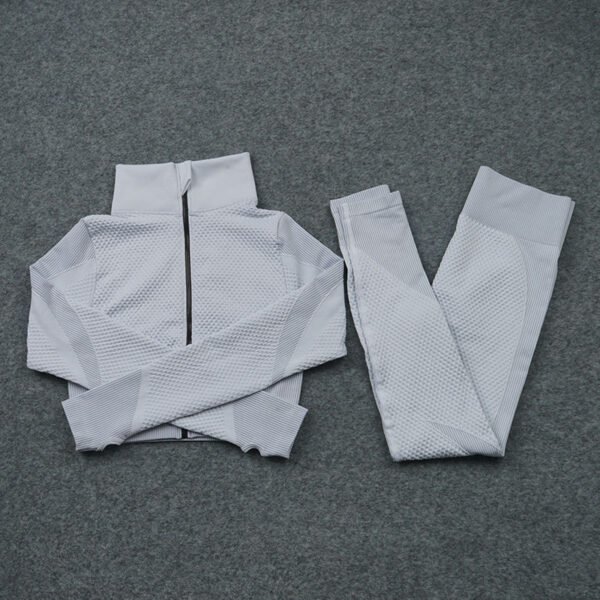 Three-piece Stretch Fitness Pants Sports Yoga Suit - Image 3