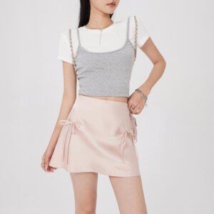 Fashion Personality Bow Bandage Skirt For Women