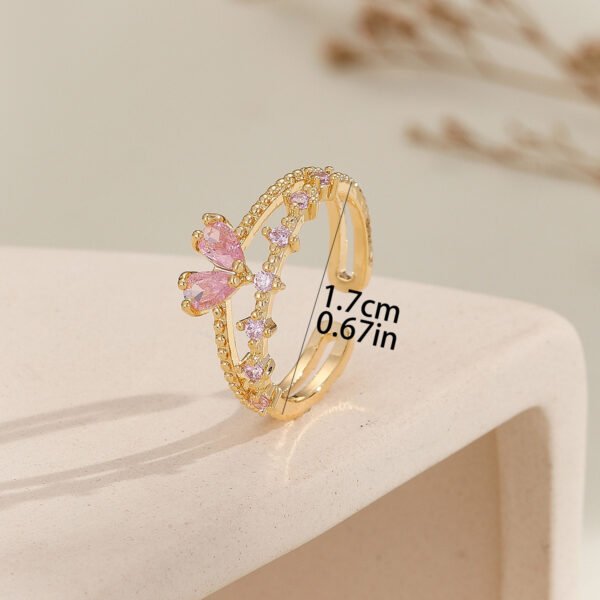 Cold Style Female Light Luxury Minority Ring Female - Image 2