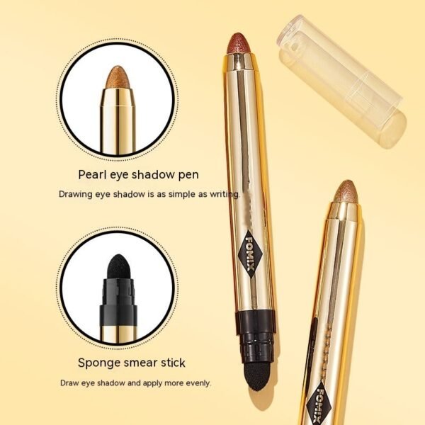 Magic Color Shining Highlight Eyeliner Pen Pearlescent Thin And Glittering Repair And Brightening Double-headed Smudger One-touch Molding - Image 7