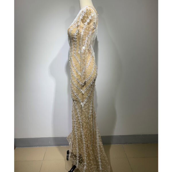 Backless Tight Fishtail Sheath Dress - Image 9