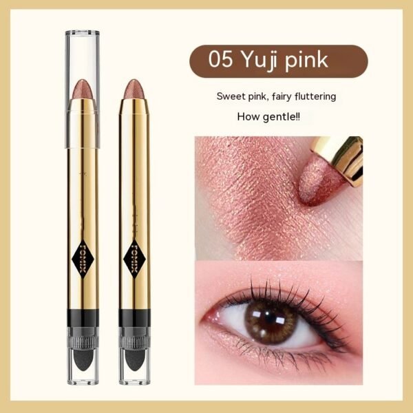 Magic Color Shining Highlight Eyeliner Pen Pearlescent Thin And Glittering Repair And Brightening Double-headed Smudger One-touch Molding - Image 9