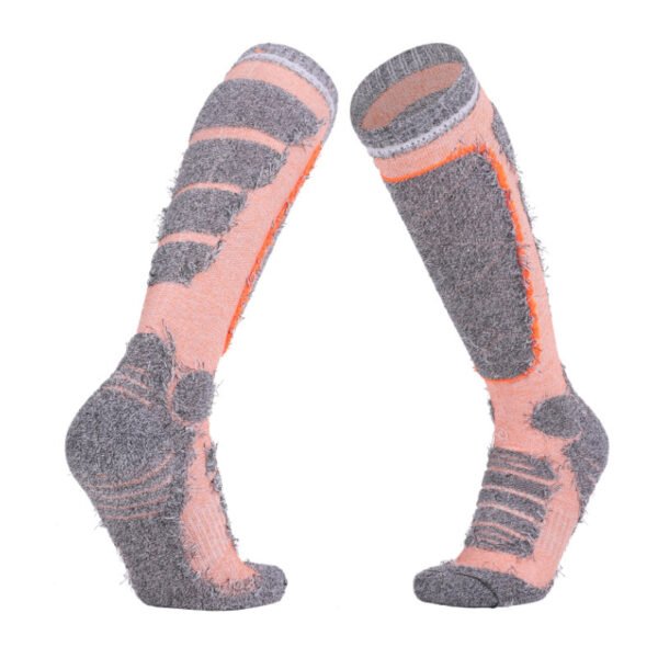 Women's Autumn And Winter Warm Outdoor Sports Socks Terry Sock - Image 7
