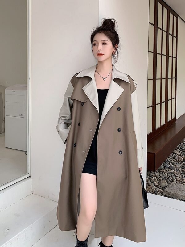 Mid Length Waistband For A Slimming Heben Style Coat Trend - Image 4