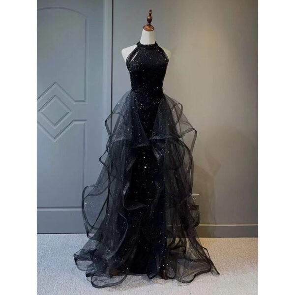 Black Evening Dress For Women - Image 4