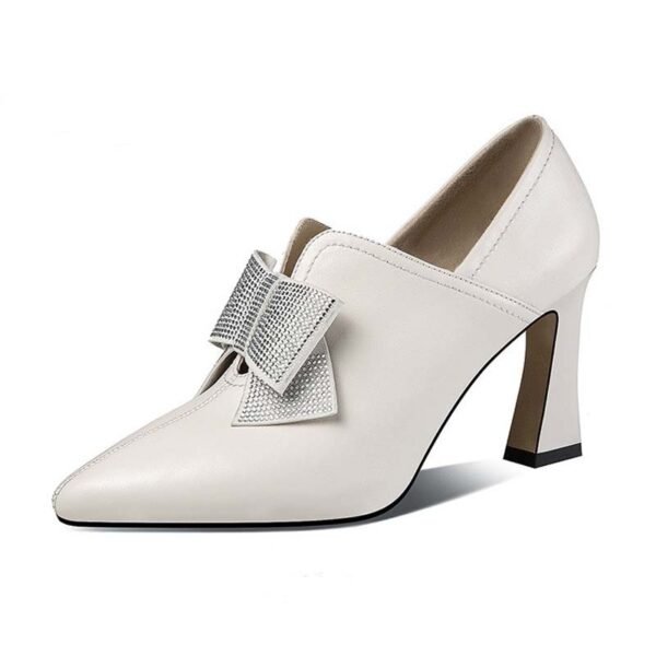Bow Boots Women Fashion High Heels Lady Party Shoes - Image 6
