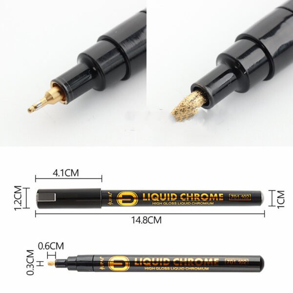 Creative DIY Hand-painted Graffiti Quick-drying Golden Acrylic Marker Pen - Image 2