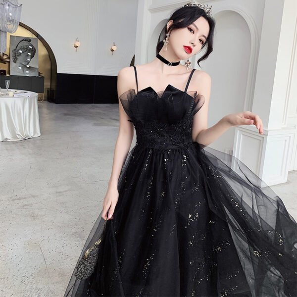 Black Evening Dress Temperamental Minority High-end - Image 10