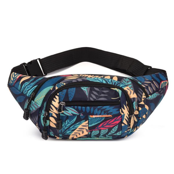 Leaves Fancy Shoulder Large Capacity Running Sports Bag Waist Bag - Image 10