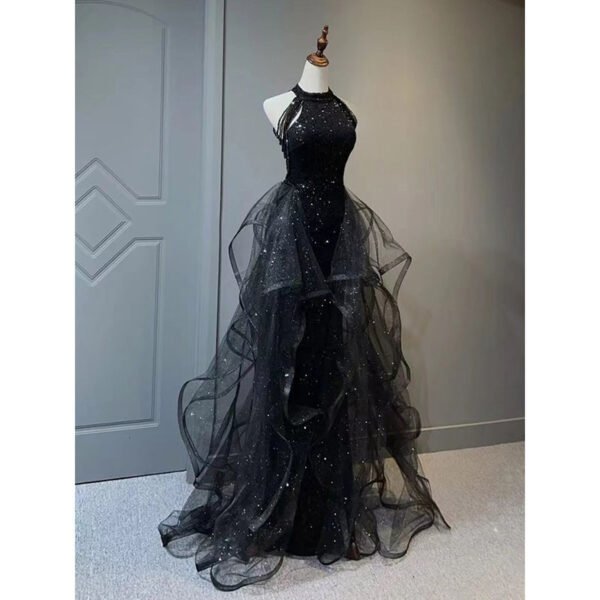 Black Evening Dress For Women - Image 6