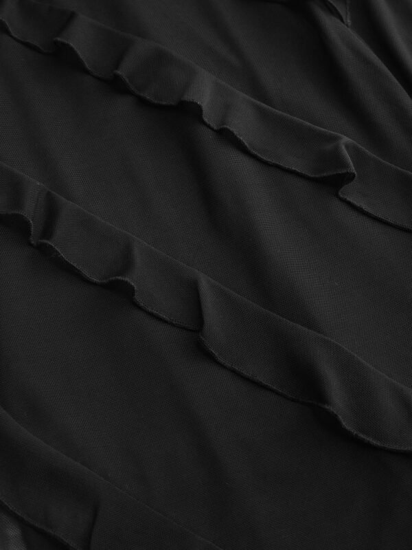 Diablo -lorion Edge Sexy Split Camisole Dress Female 2023 Summer European And American Vacation Style Fashion Small Black Skirt - Image 2