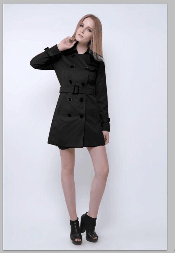 European And American Slim Fit Elegant Trench Coat - Image 6
