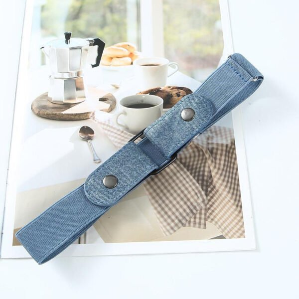 Women's Elastic Non-porous Decorative All-matching Jeans Belt - Image 7