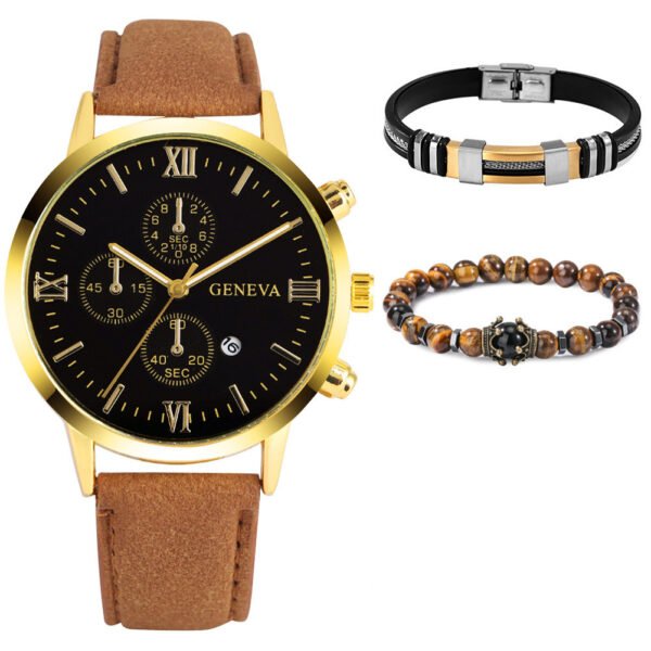 Watch Stainless Steel Bracelet Beaded Suit - Image 3