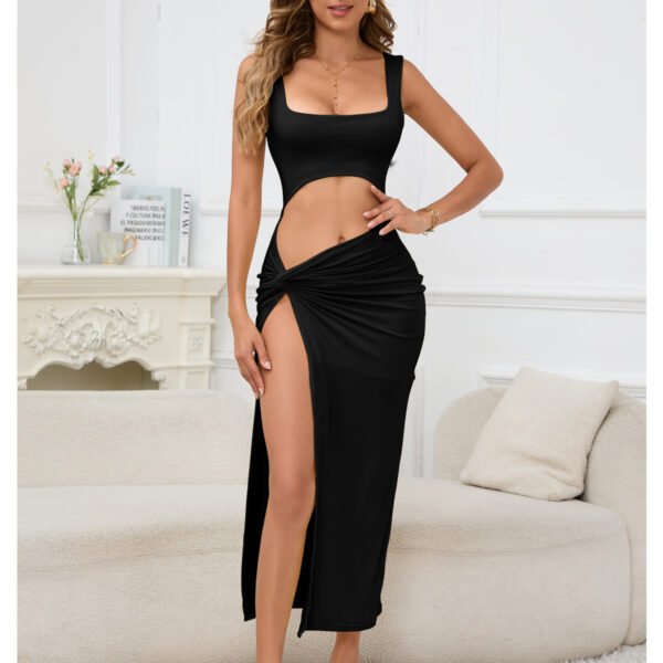 Women's Hollow-out Camisole Navel Dress - Image 7