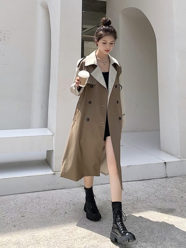 Mid Length Waistband For A Slimming Heben Style Coat Trend - Image 6