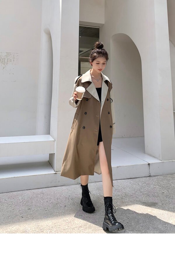 Mid Length Waistband For A Slimming Heben Style Coat Trend - Image 5