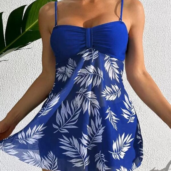 Swimsuit Split Boxers High Waist Mesh Women - Image 5
