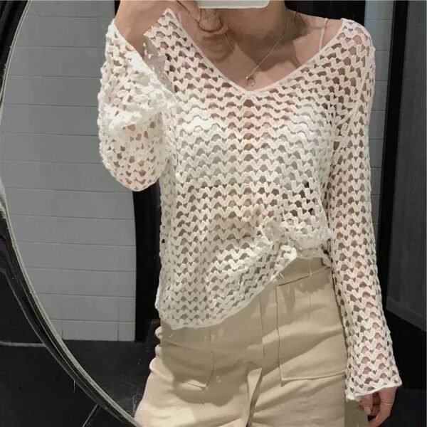Chic Sweet And Spicy Sexy Sun Protection Sweater - Image 7