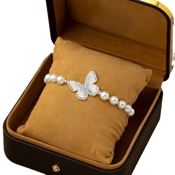 Fashion Jewelry Blue Crystal Butterfly Necklace Female Gradient Crystal - Image 5