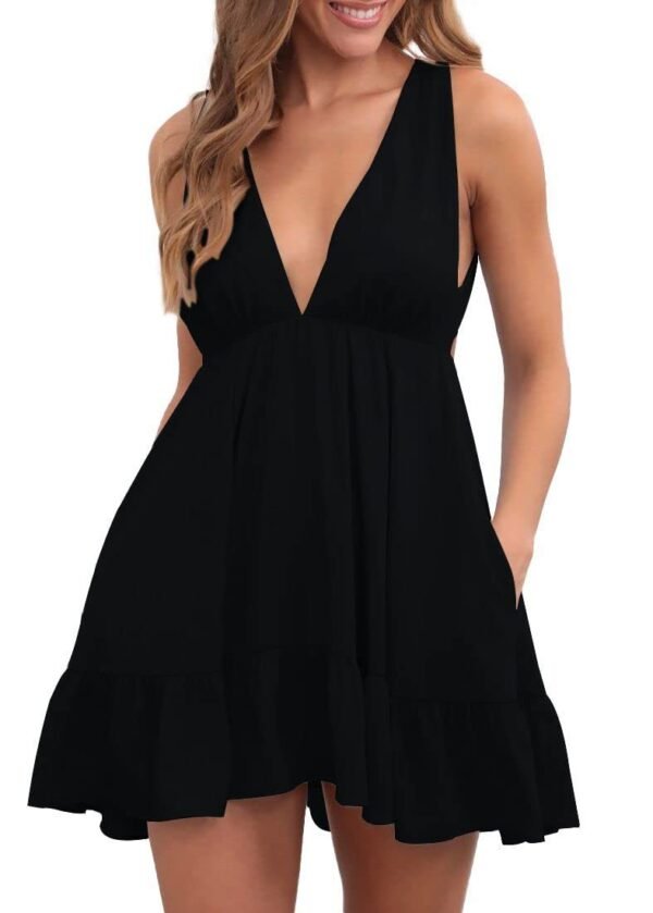 Backless Sleeveless Sling Dress Women - Image 10