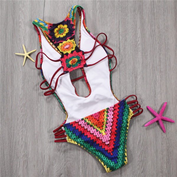 Printed Bikini Women's One Piece Swimsuit - Image 8