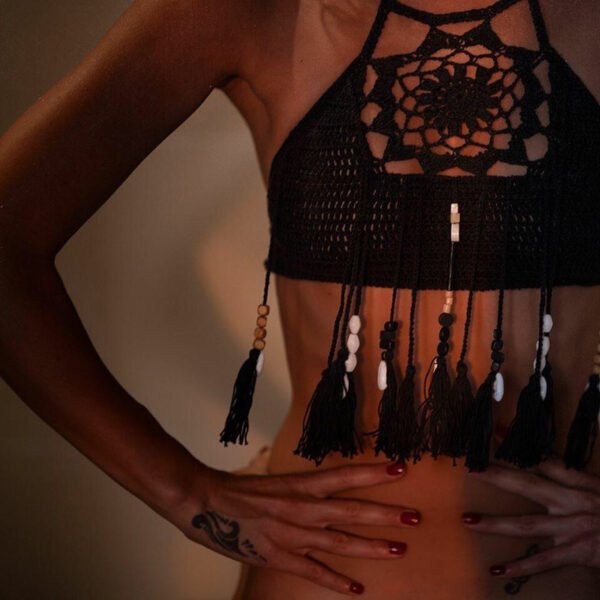 Tassel bohemian swimsuit - Image 9