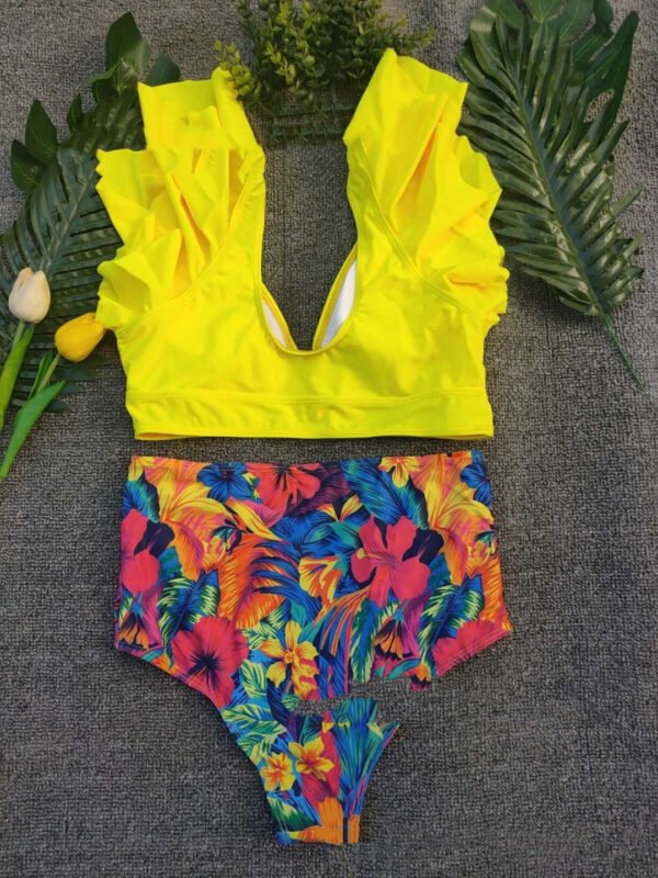 Sexy Swimsuit Printed Split Bikini Swimsuit Women Swimwear - Image 8