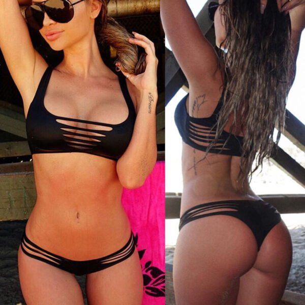 Swimsuit Beachwear Cut Split Bikini Swimsuit - Image 3