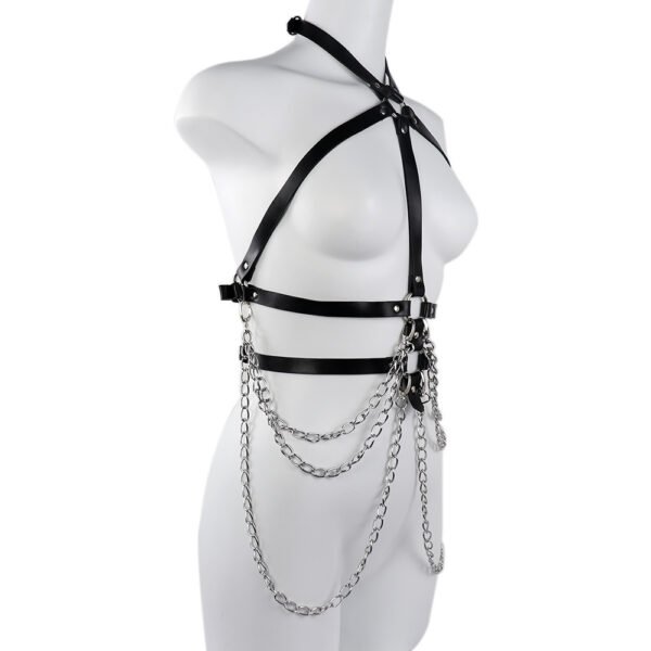 Multi-layer Chain High Neck Cami Belt Strap - Image 2
