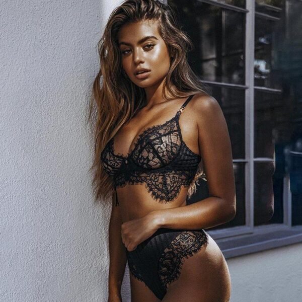 New Lace Sexy Bra Set Push Up Seamless - Image 4