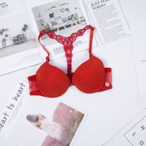 Back Girl Underwear Fashion Gather Bra One Piece