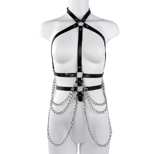 Multi-layer Chain High Neck Cami Belt Strap - Image 4