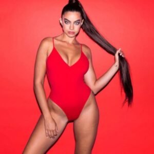 Summer Bikini Backless String Large Size Sexy Solid Color Triangle One-piece Swimsuit Womens Clothing