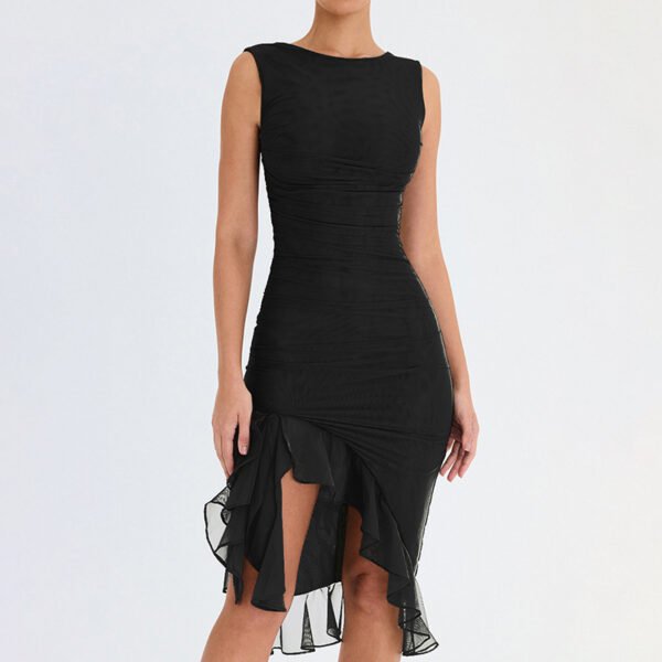 Summer Slim Skinny Sleeveless Dress For Women Fashion Party Club Dresses - Image 10