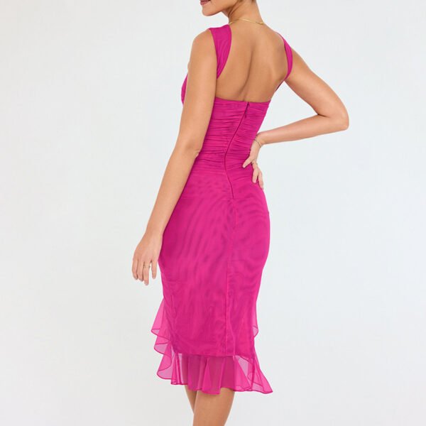 Summer Slim Skinny Sleeveless Dress For Women Fashion Party Club Dresses - Image 4