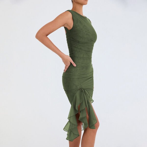Summer Slim Skinny Sleeveless Dress For Women Fashion Party Club Dresses - Image 8
