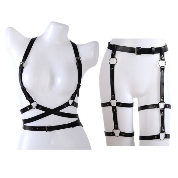 Leather Production Performance Costumes Accessories Set - Image 2